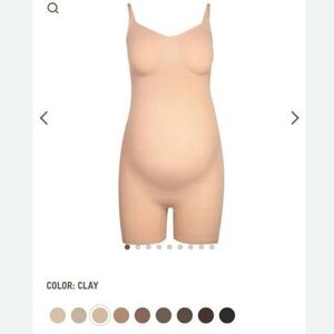 SKIMS maternity bodysuit
